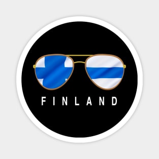 Finland Sunglasses, Finland Flag, Finland gift , Finns , Finnish Magnet